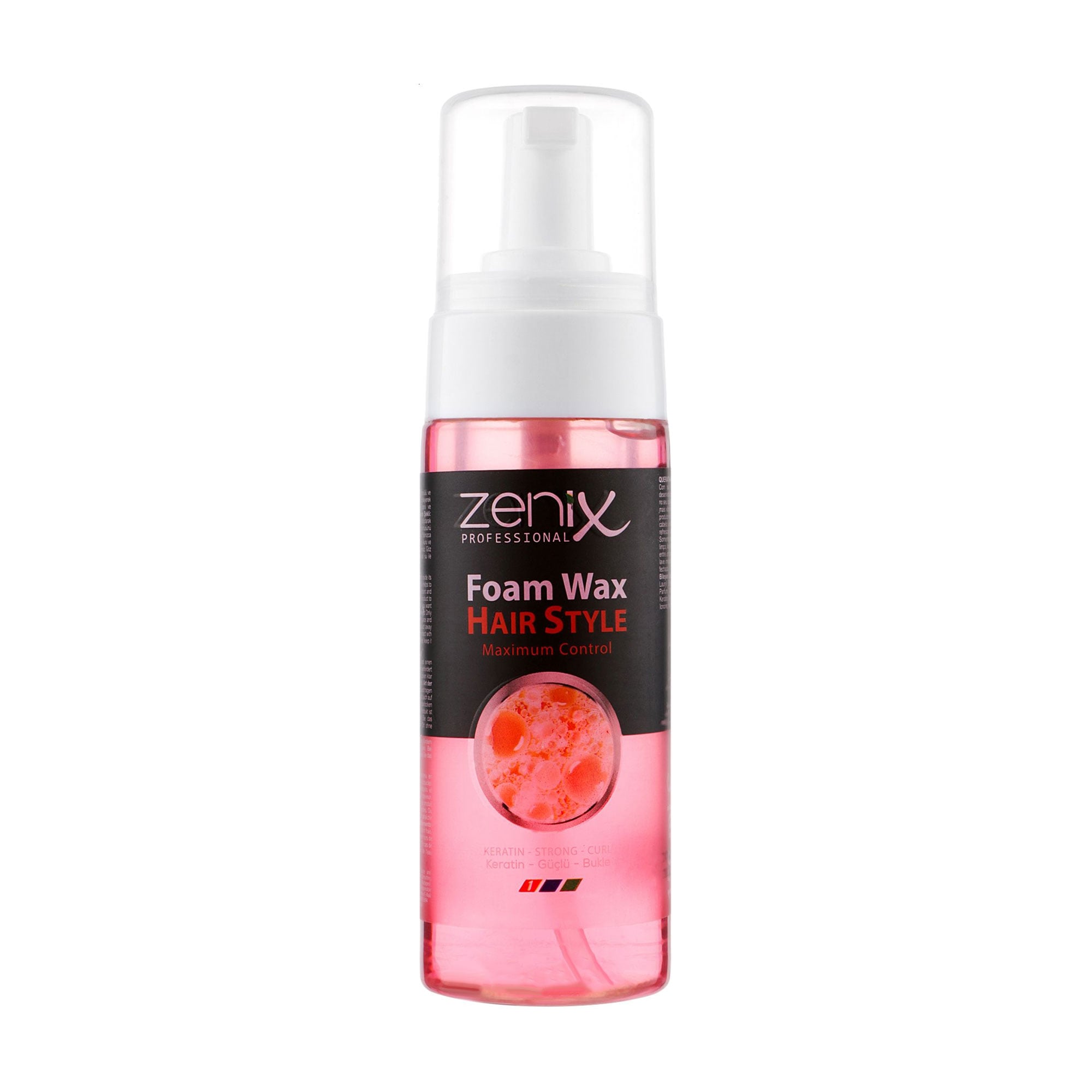 Віск-пінка для укладання волосся Zenix Professional Foam Wax Hair Style Сильна фіксація, 150 мл